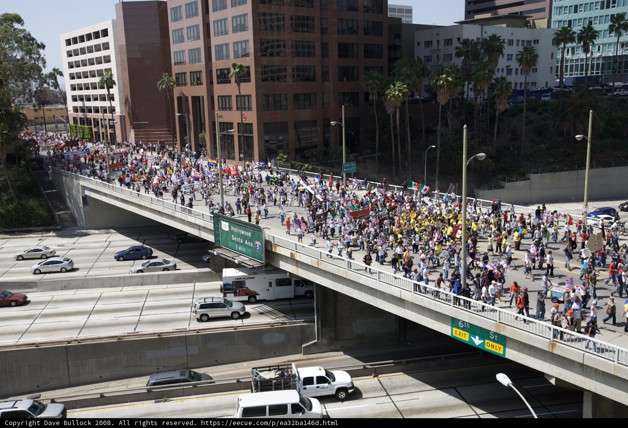 Mayday Rally Takes Over the City Bridge