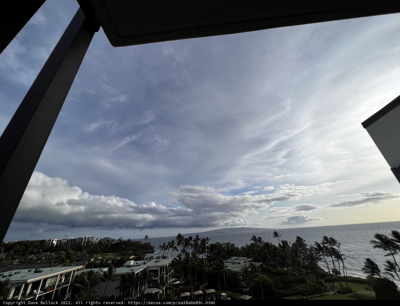 A Serene Ocean View from the Balcony