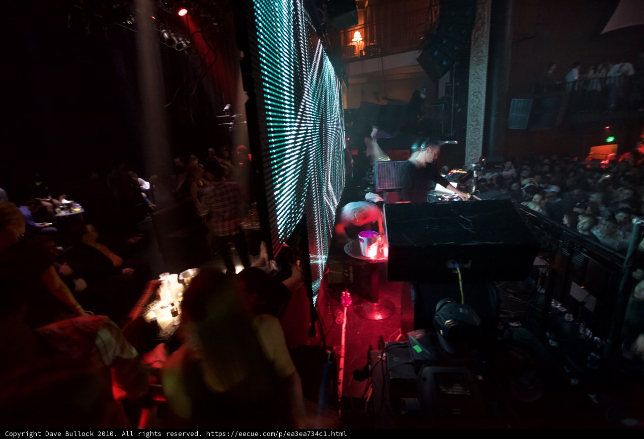 Night Club Performance with an Energetic Crowd