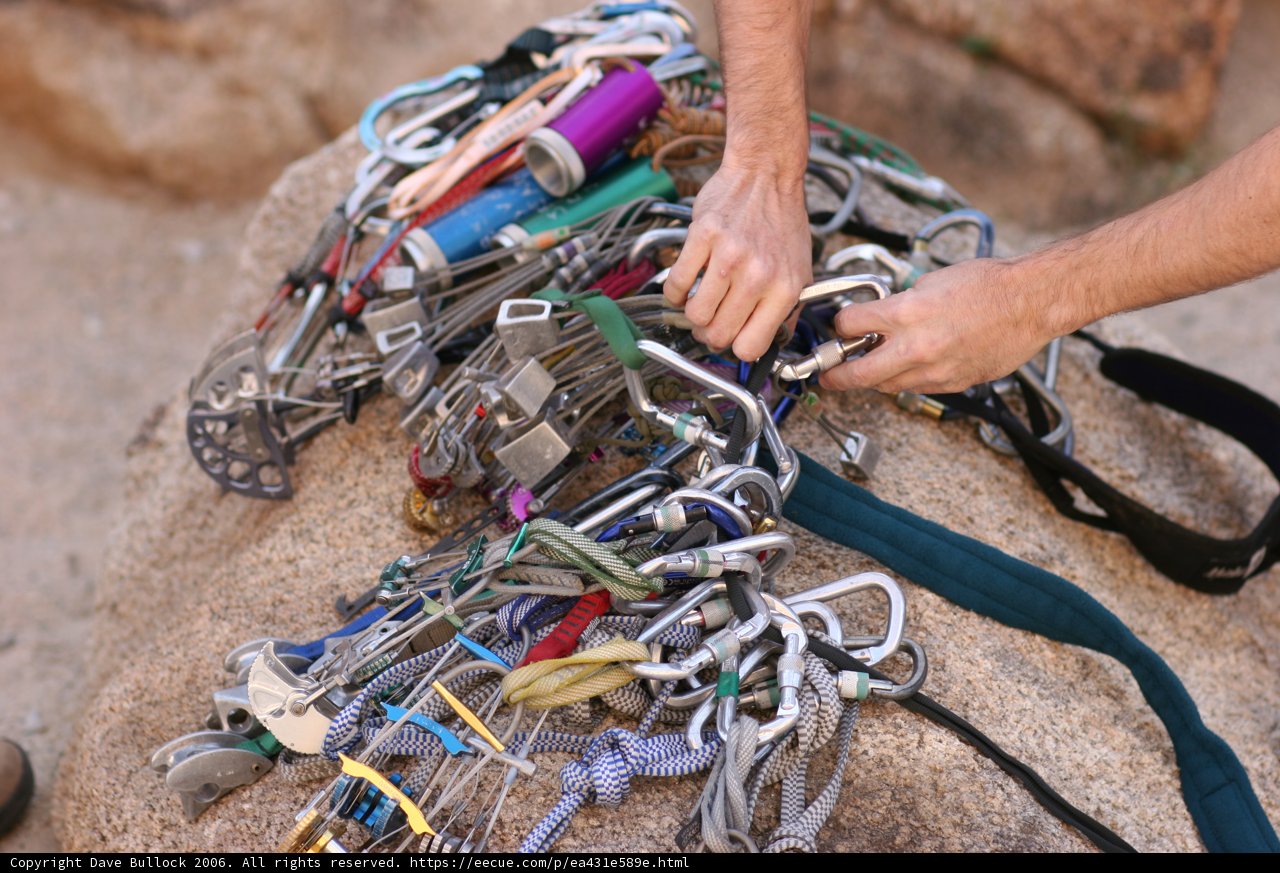 Climbing Gear Ready for Adventure