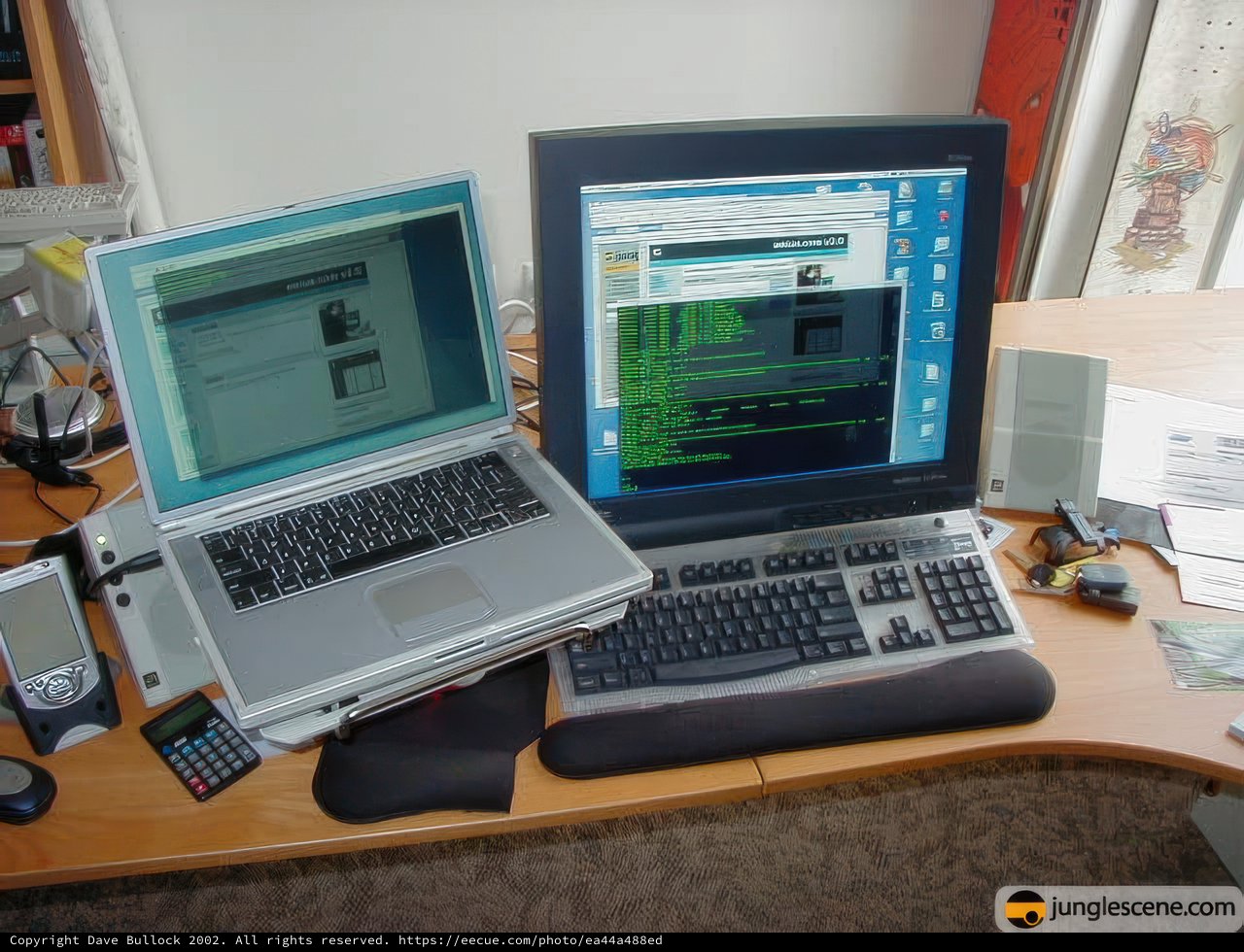 Desktop and Laptop Computer Setup