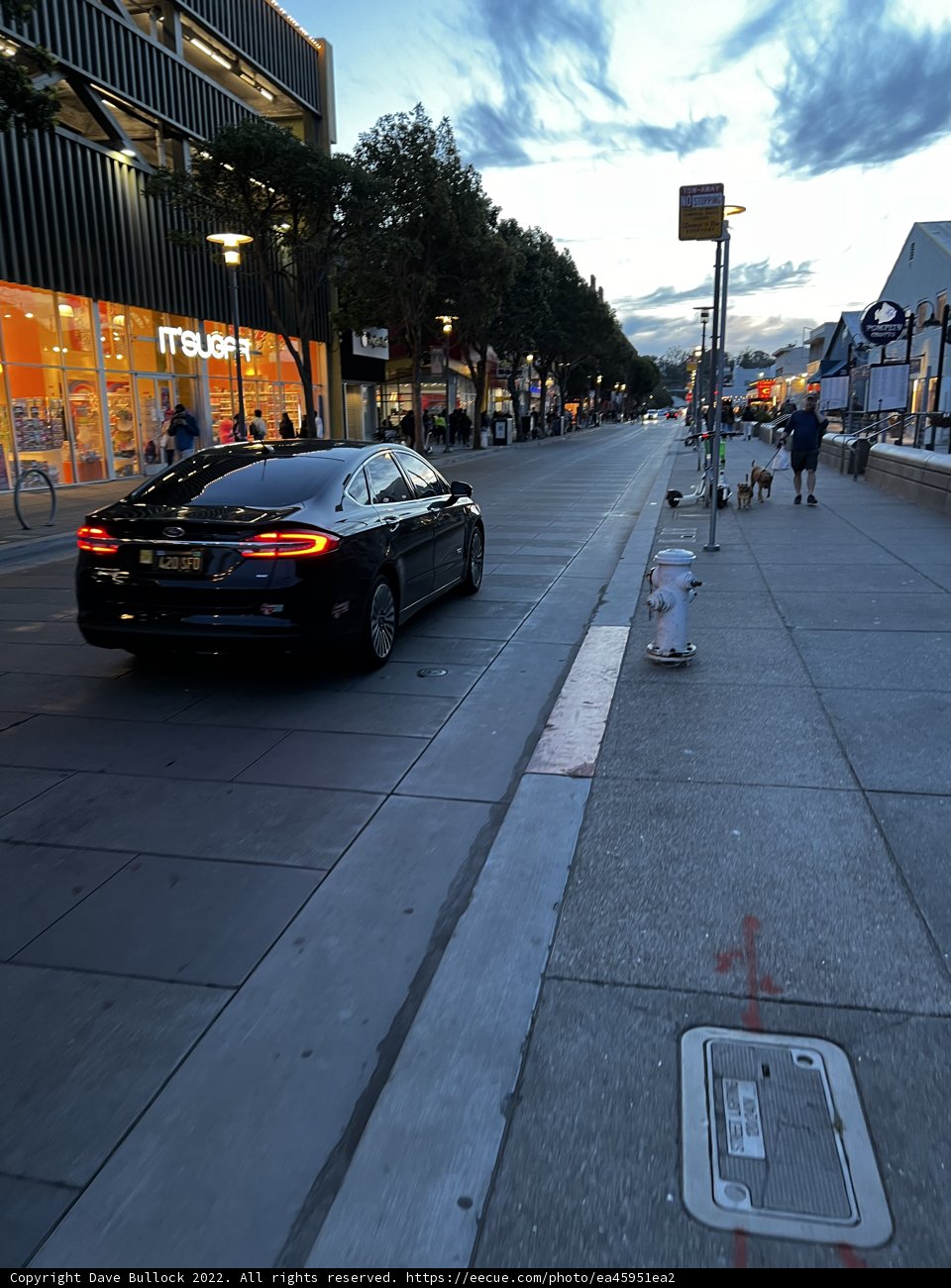 A Dusk Drive in the City