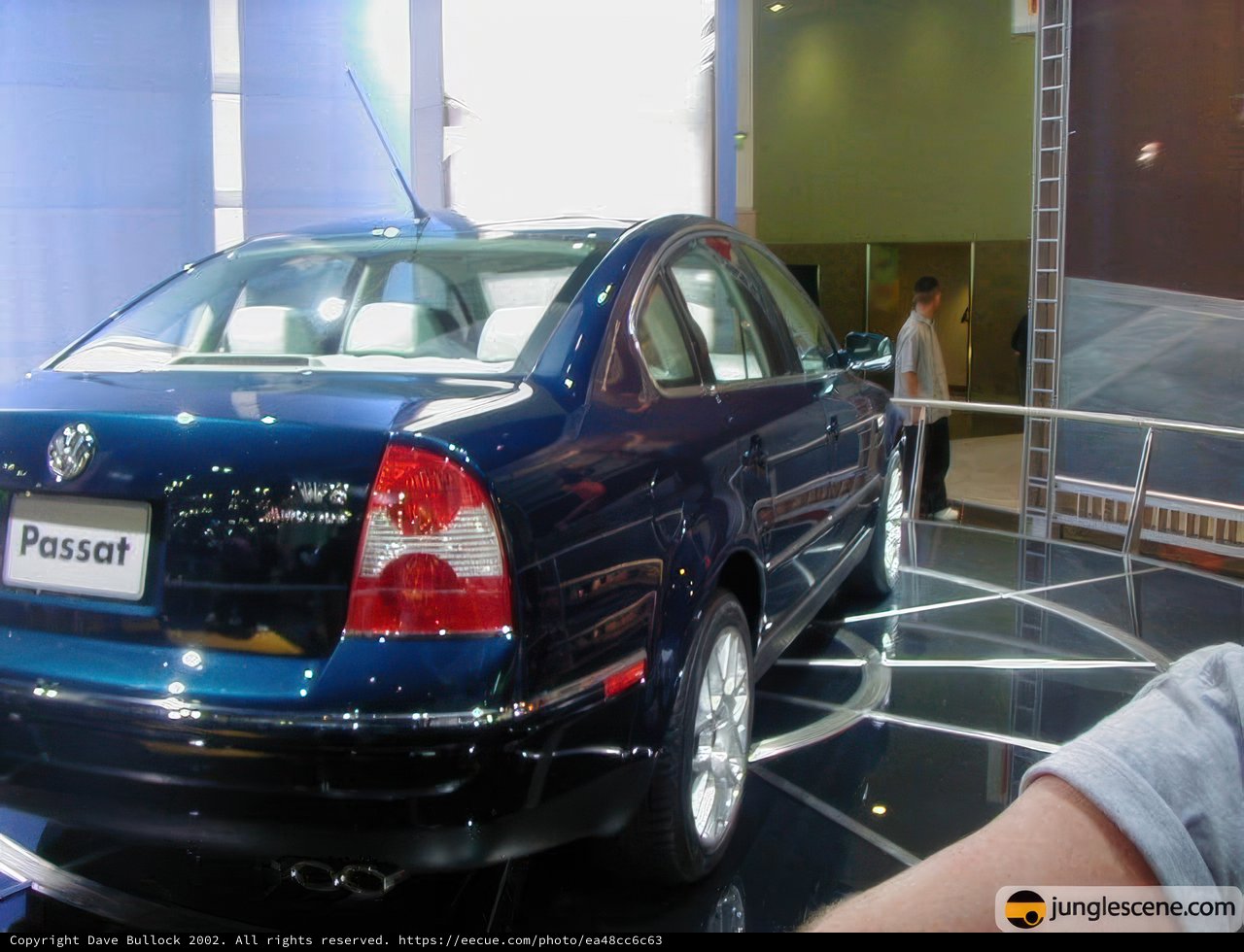 Blue Sedan Shines at LA Auto Show