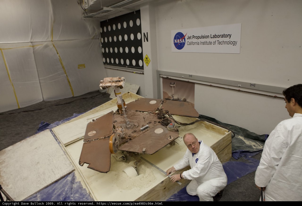 Working on the Mars Rover