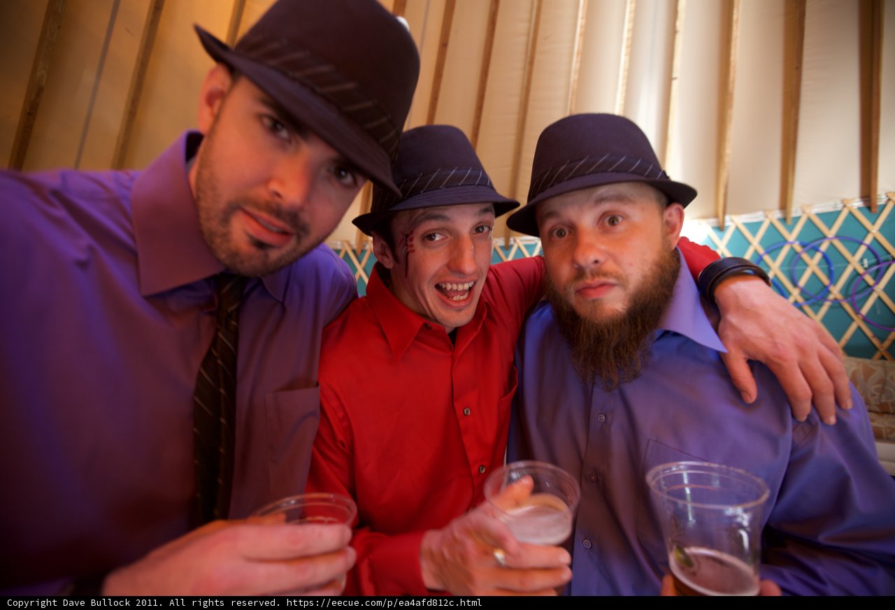 Three Gents and Their Hats