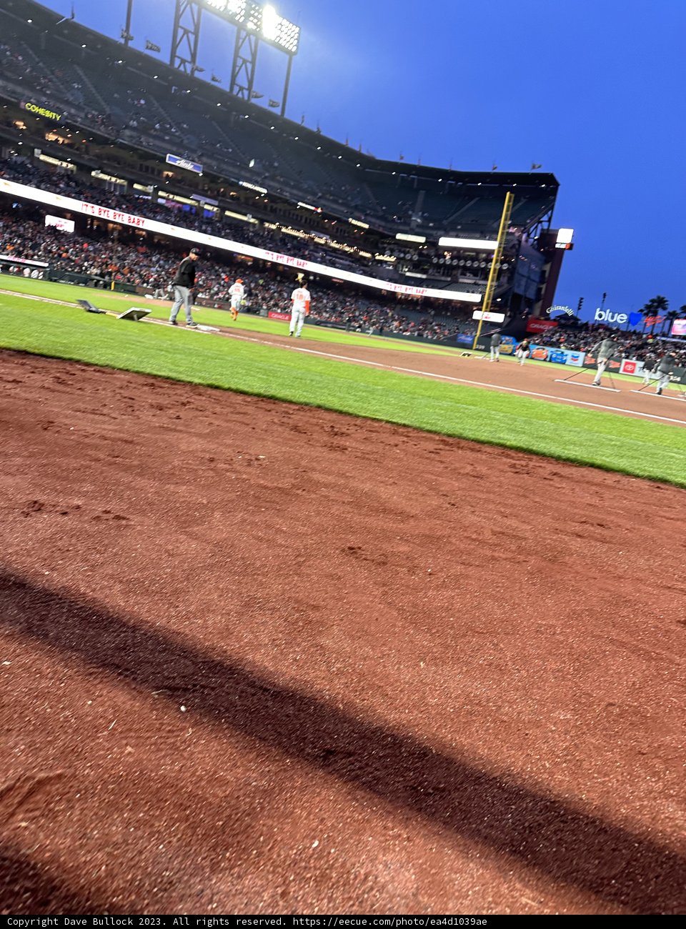 Evening Game at Oracle Park