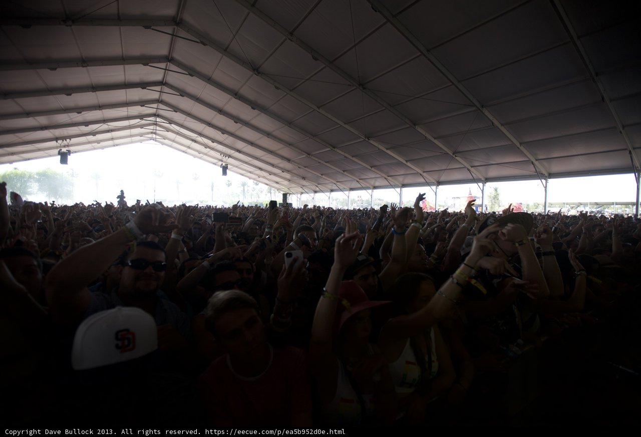 Electrified Crowd at Coachella Music Festival