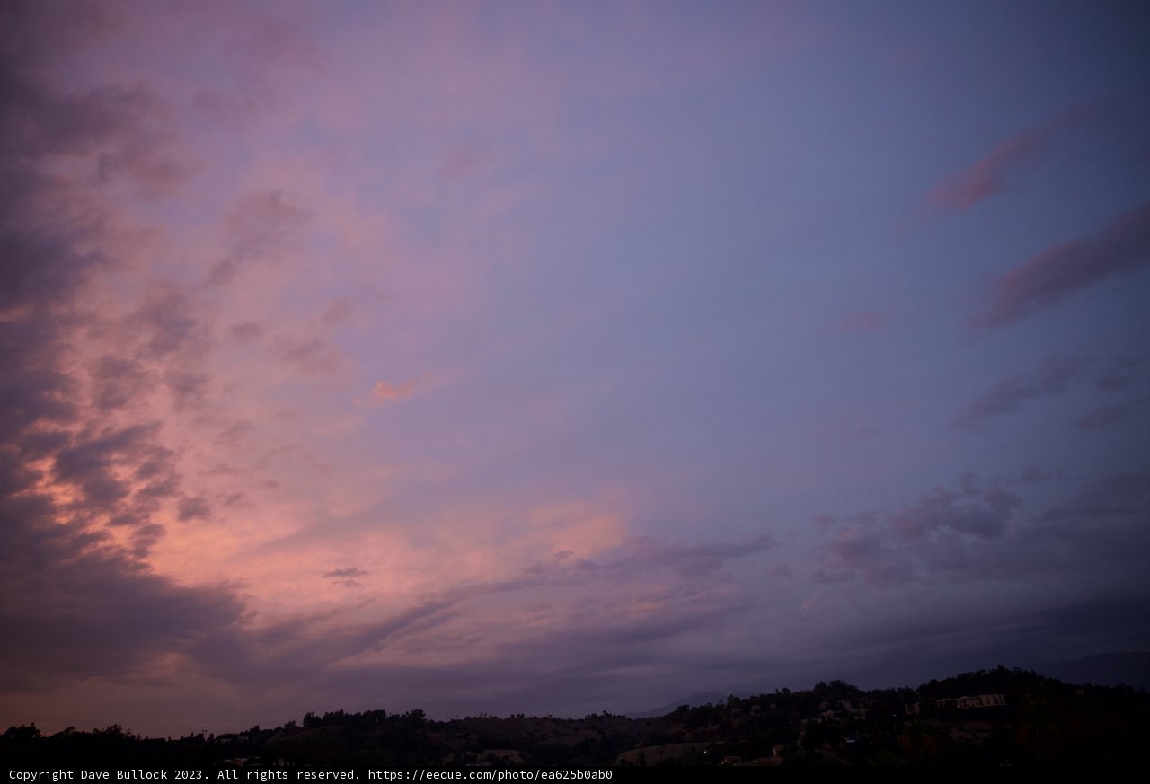 Dusk's Delicate Drama Over Los Angeles