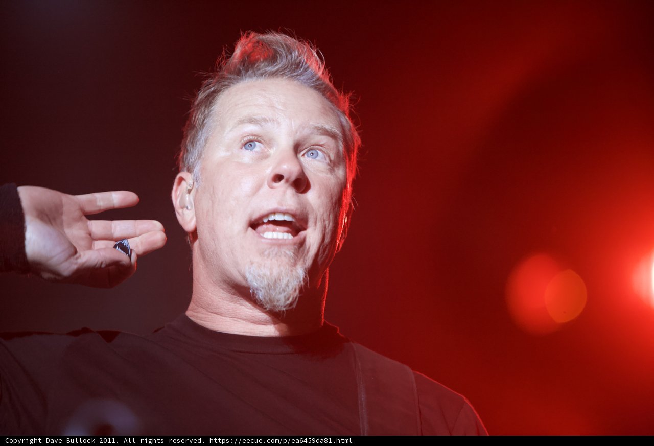 James Hetfield Shreds the Stage with Metallica at the Big Four Festival