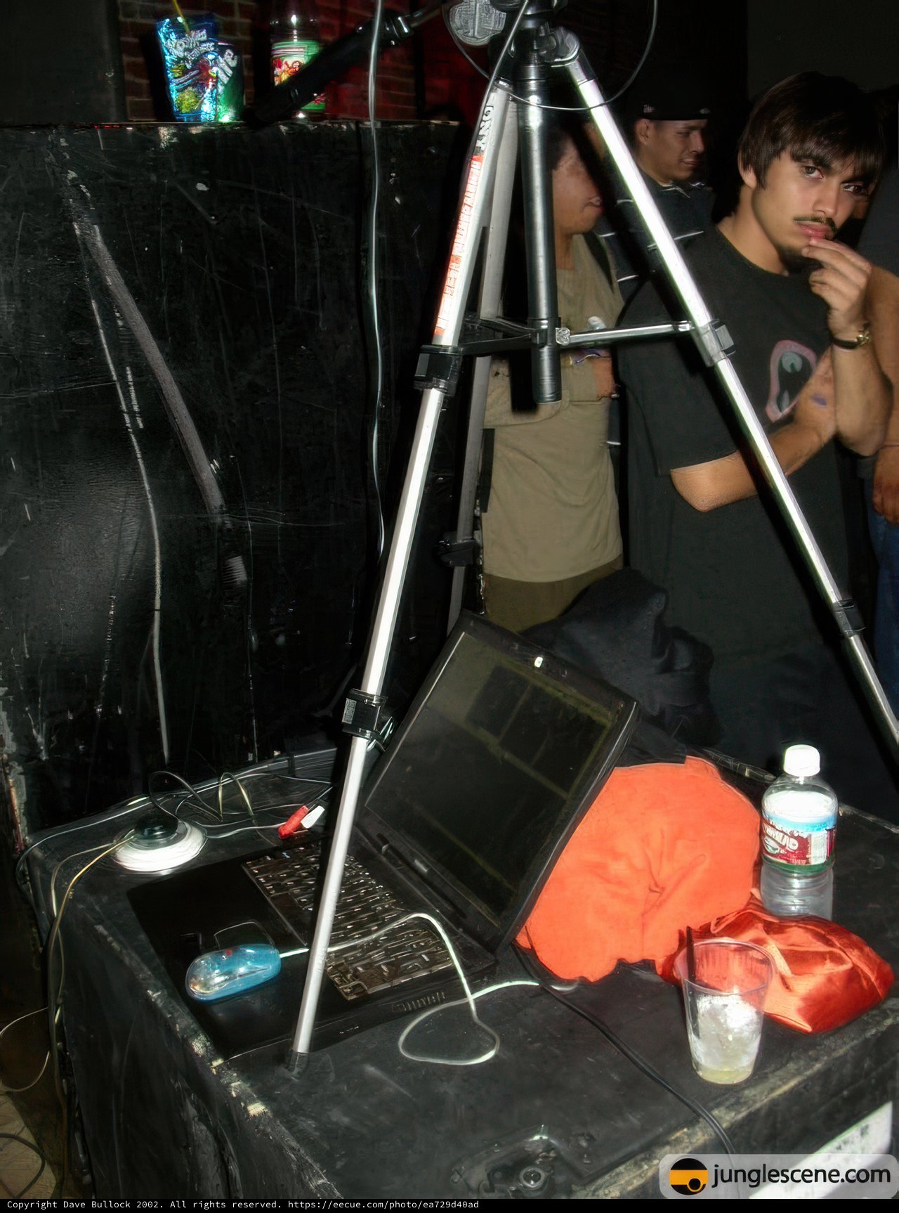 Laptop and Camera on Tripod