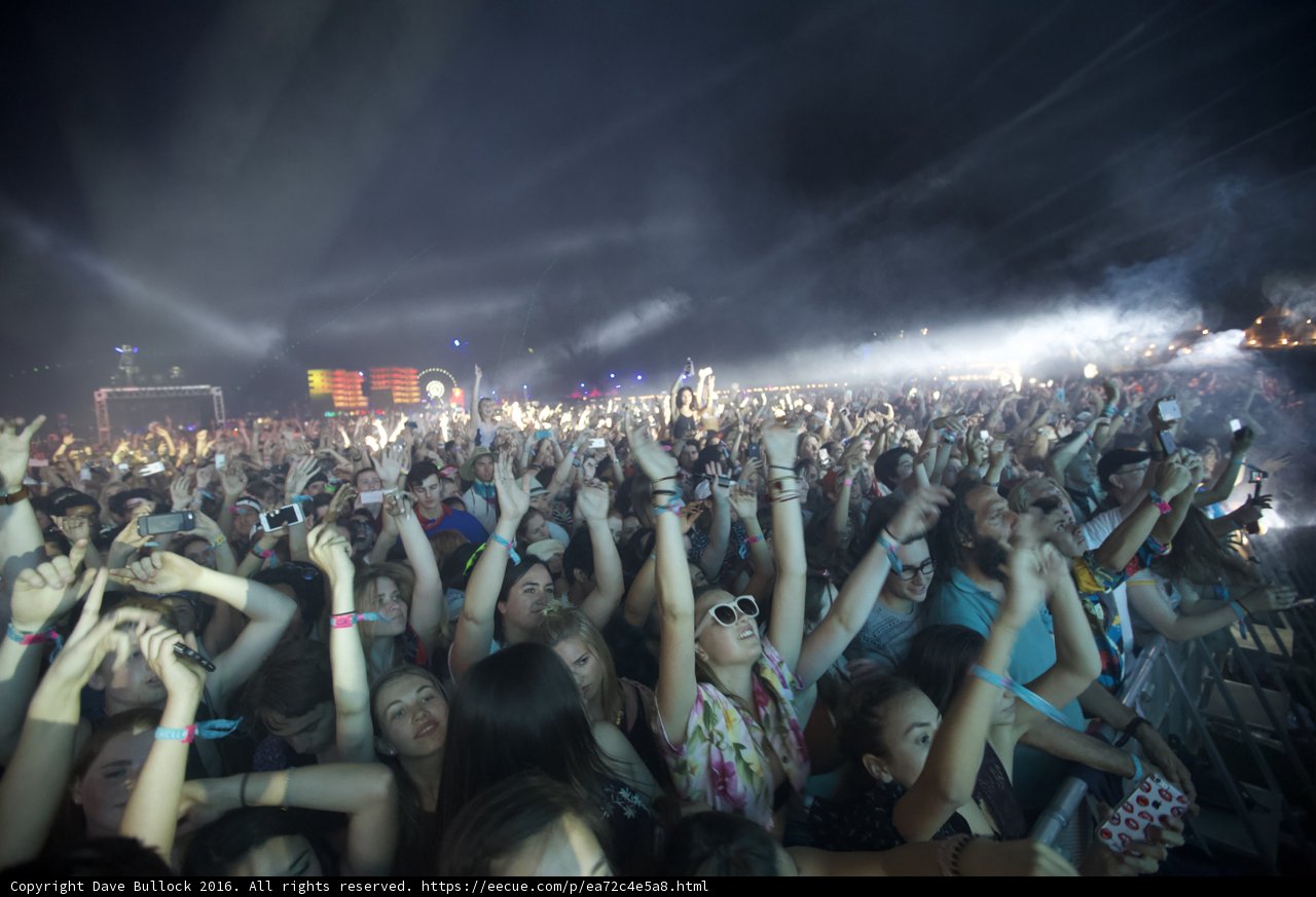 Urban Crowd at Coachella Music Festival