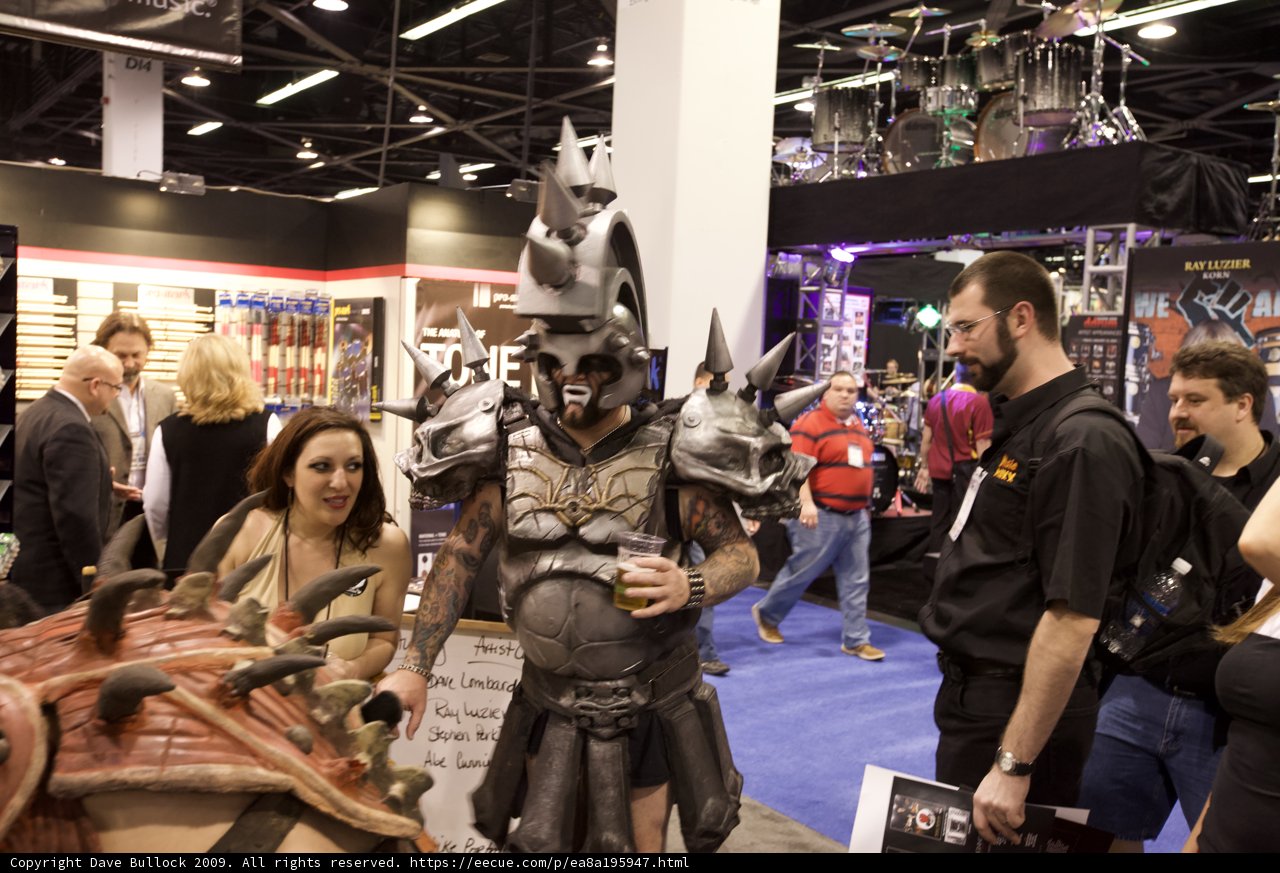 Dragon Man Takes over NAMM Convention