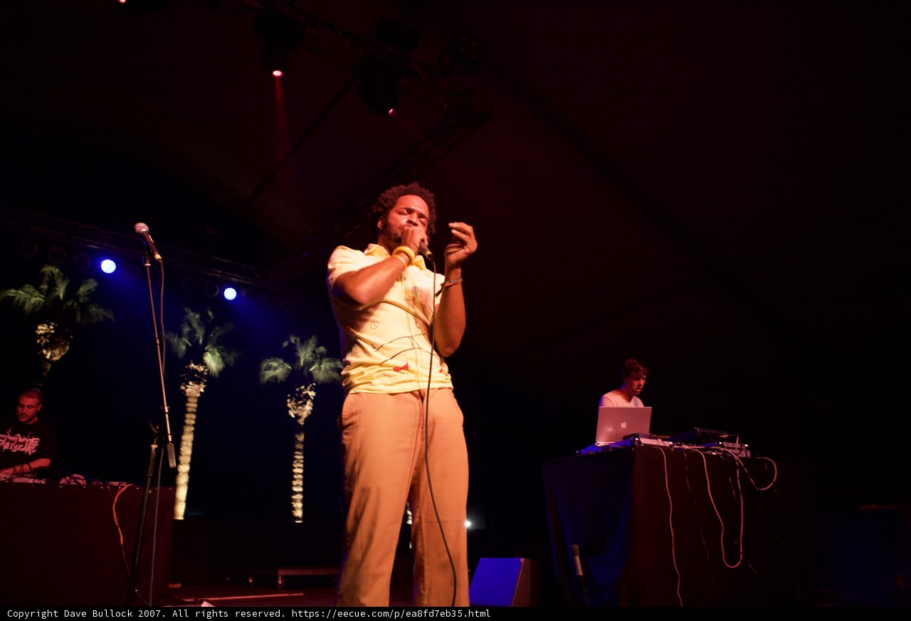 Yellow Shirt Performer Rocks Coachella Stage