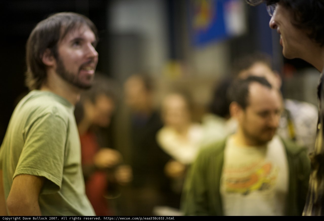 Green Shirted Bearded Man