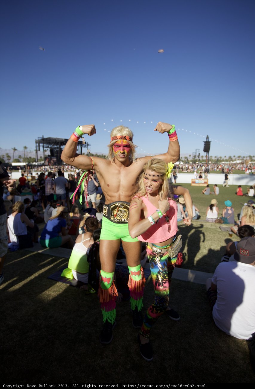 Colorful Duo at Coachella