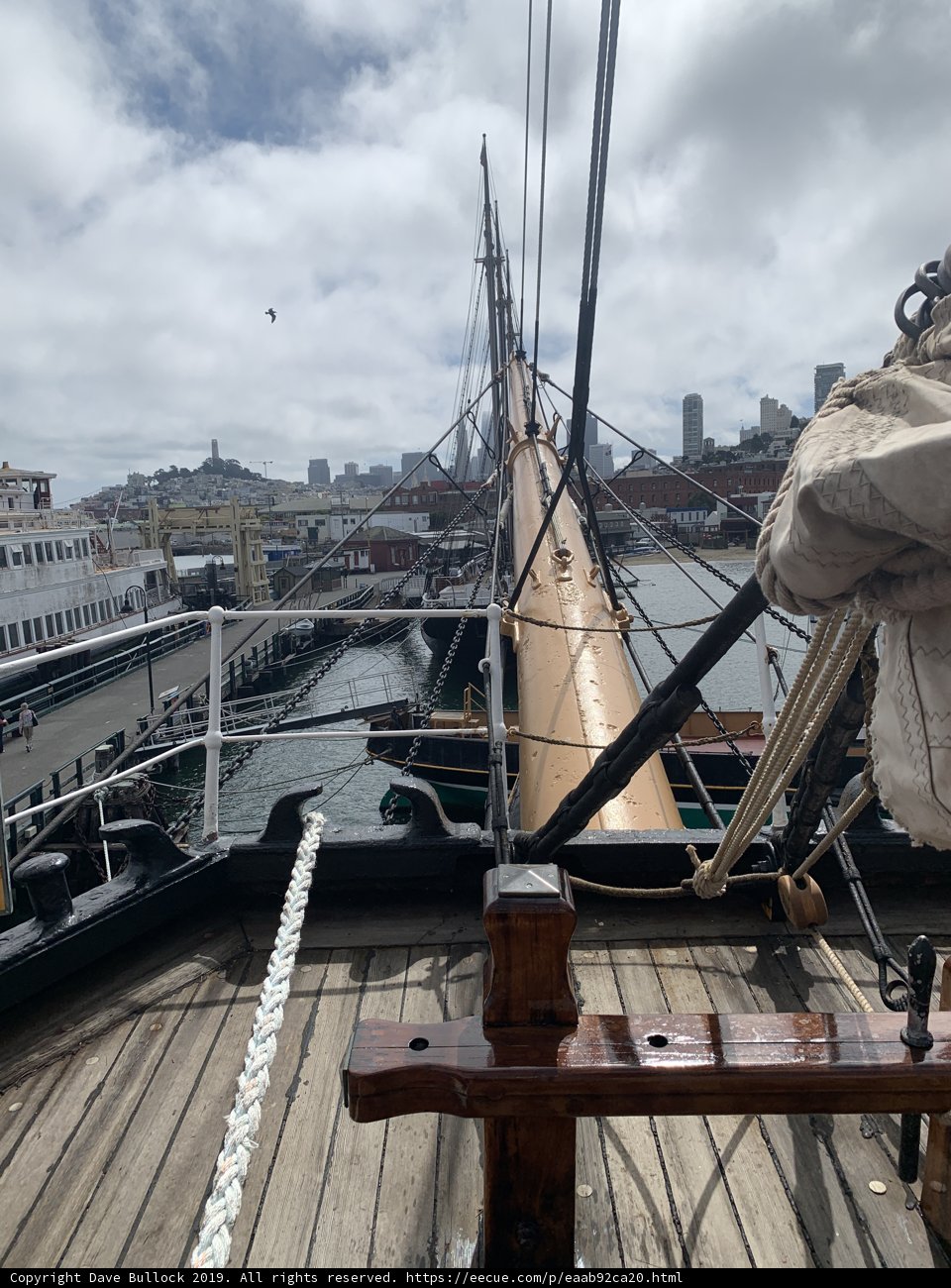 A Deck View on a Tall Ship