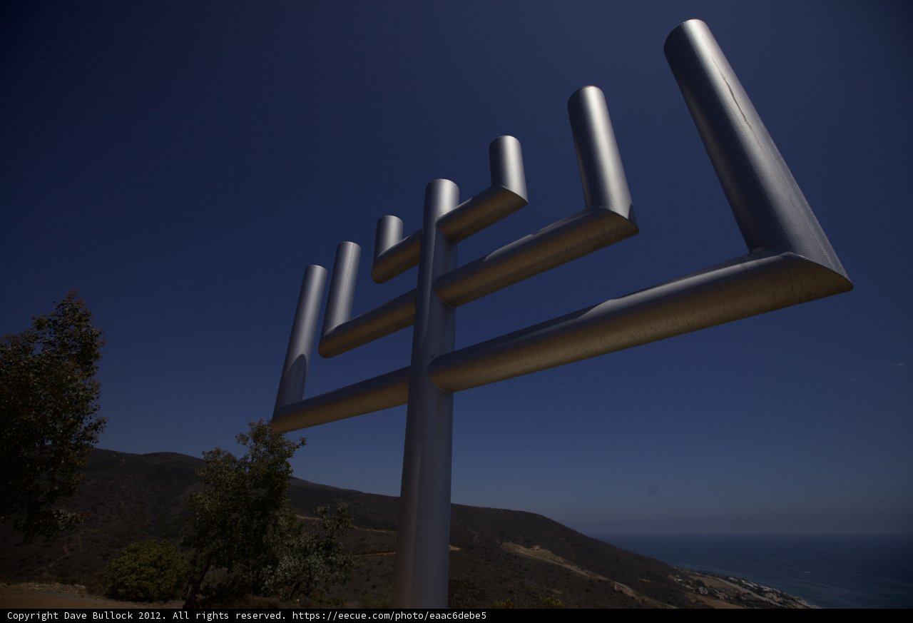 Menorah by the Sea