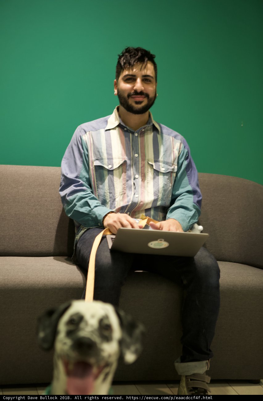 Man and his Dog on the Couch
