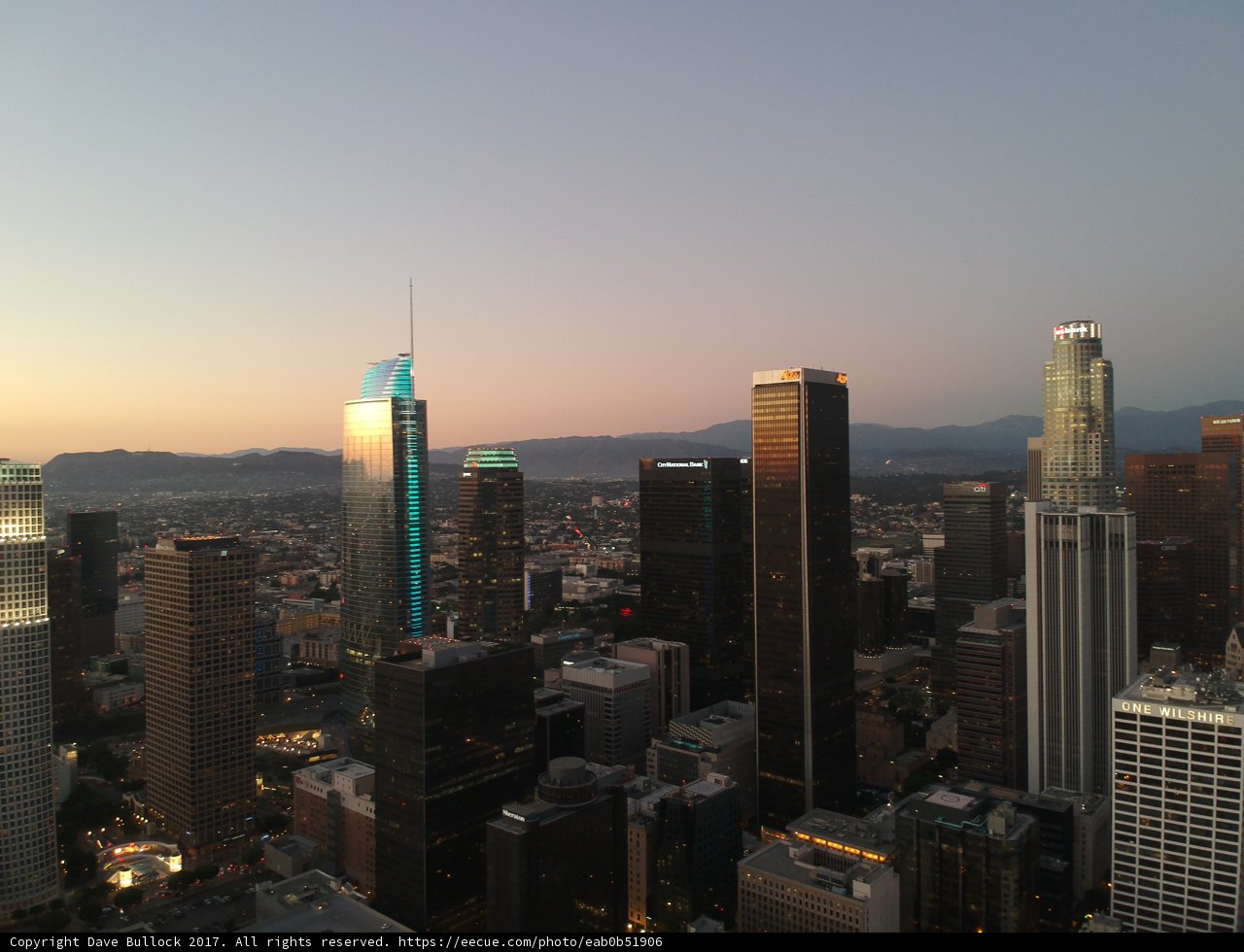 Aerial View of Los Angeles' Cityscape