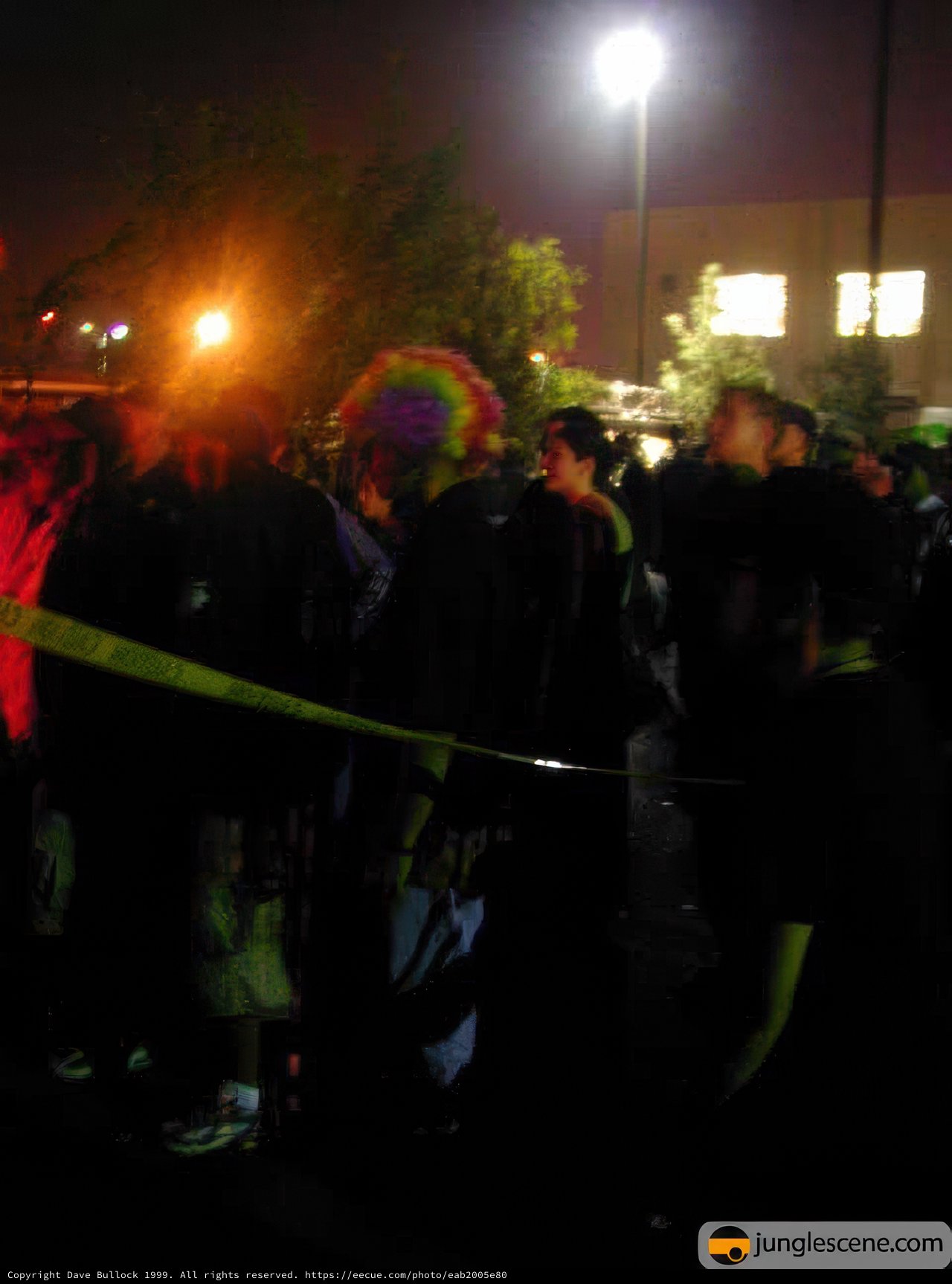 Nighttime Gathering in Los Angeles
