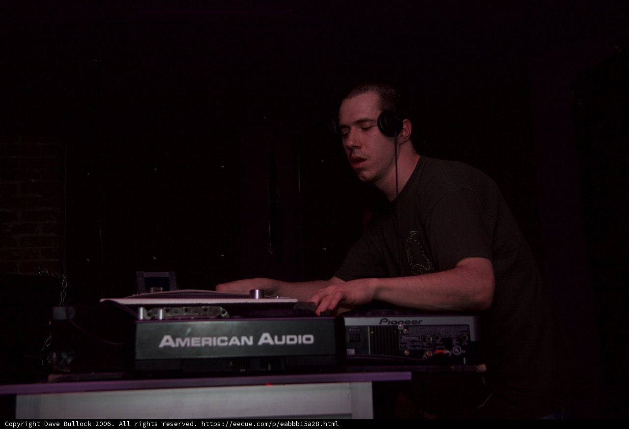 Black Shirt DJ at Train Museum