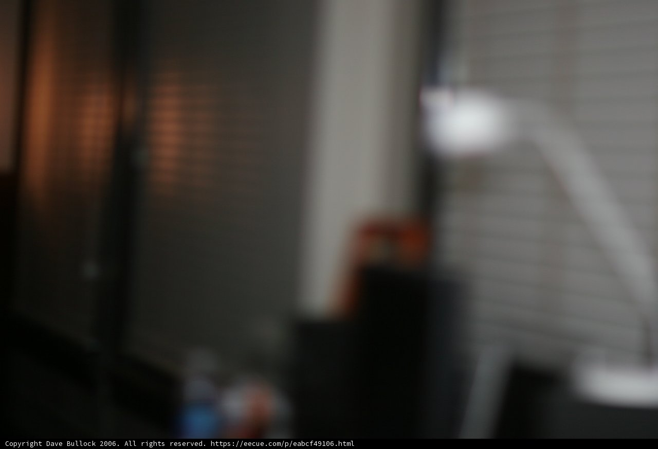 Blurry Monitor
