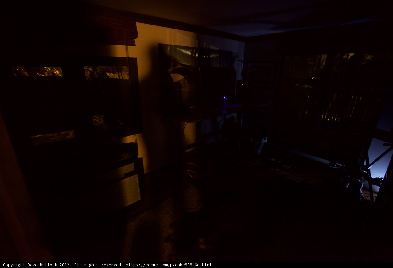 Illuminated Living Room