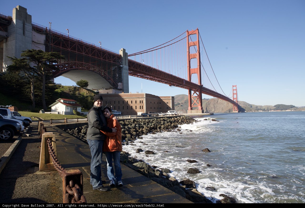 Standing in Awe at the Golden Gate Bridge