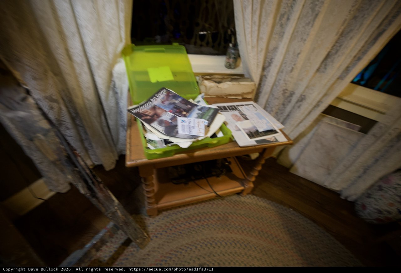 Cozy Corner with Green Storage Basket and Magazines