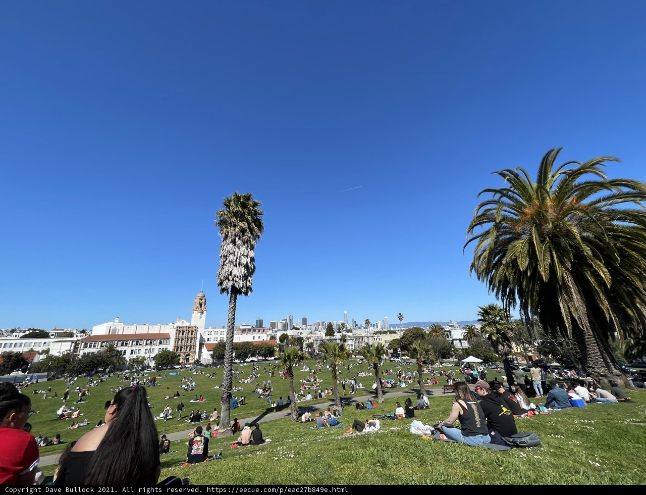 A Relaxing Afternoon at Mission Dolores Park