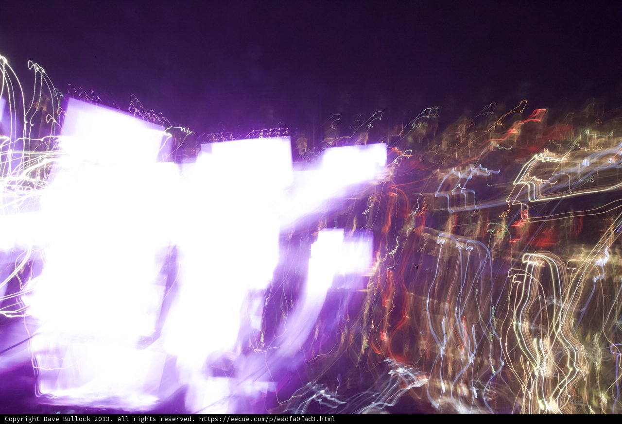 Purple Blaze Light Show at Coachella