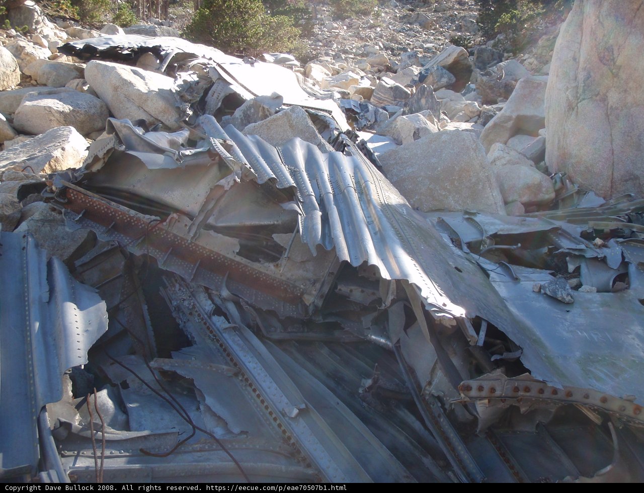 Debris on San Gorgonio
