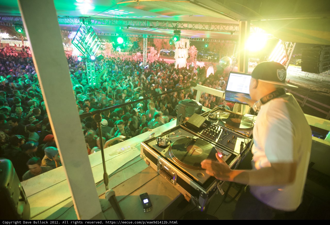 Crowd Goes Wild for DJ's Electrifying Performance at Coachella 2012