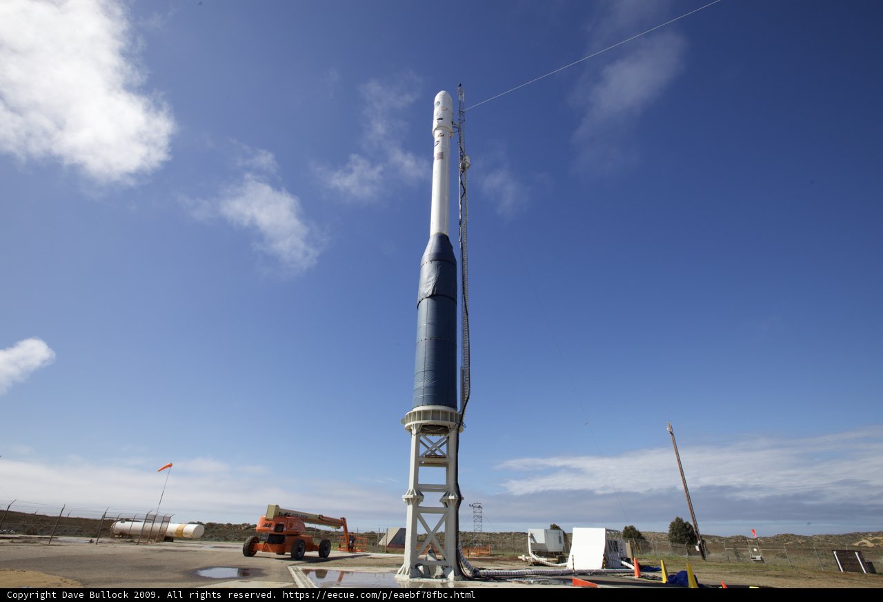 Rocket on a Building