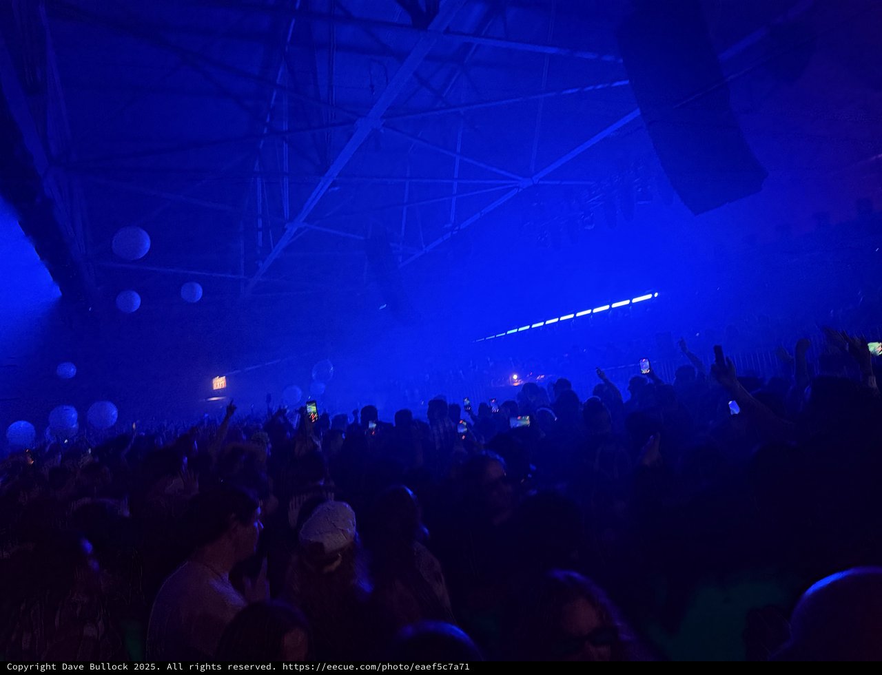 Immersive Electronic Music Concert Experience in Deep Blue