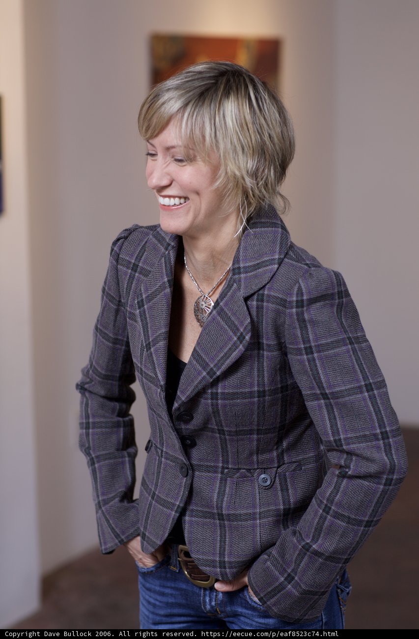 Stylish Jacket for a Happy Woman