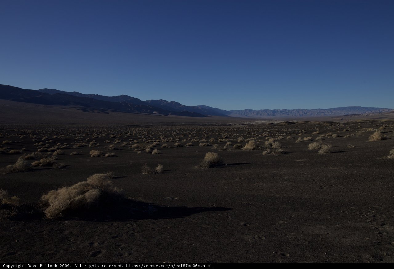 Majestic View of Death Valley Mountains
