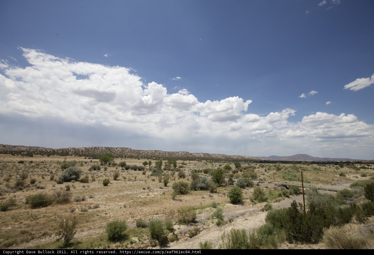 Desert Scenery from the Train