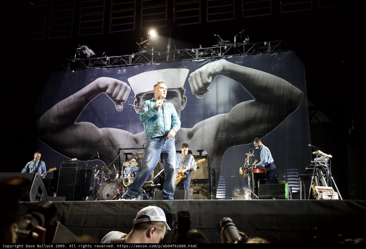 Morrissey Rocks Coachella Stage