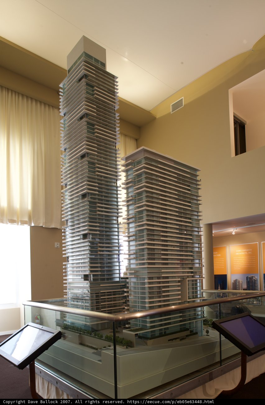 Model of a Modern Office Tower