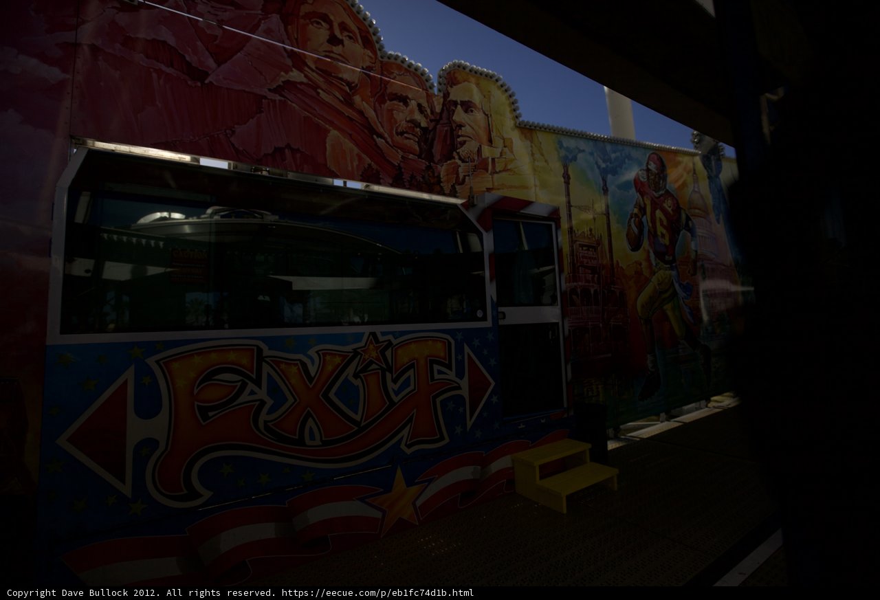 Graffiti on a Train Car