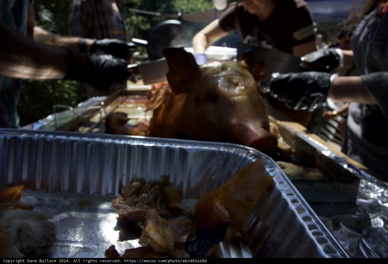 Communal Feasting at Alemany Farm Earth Day Celebration