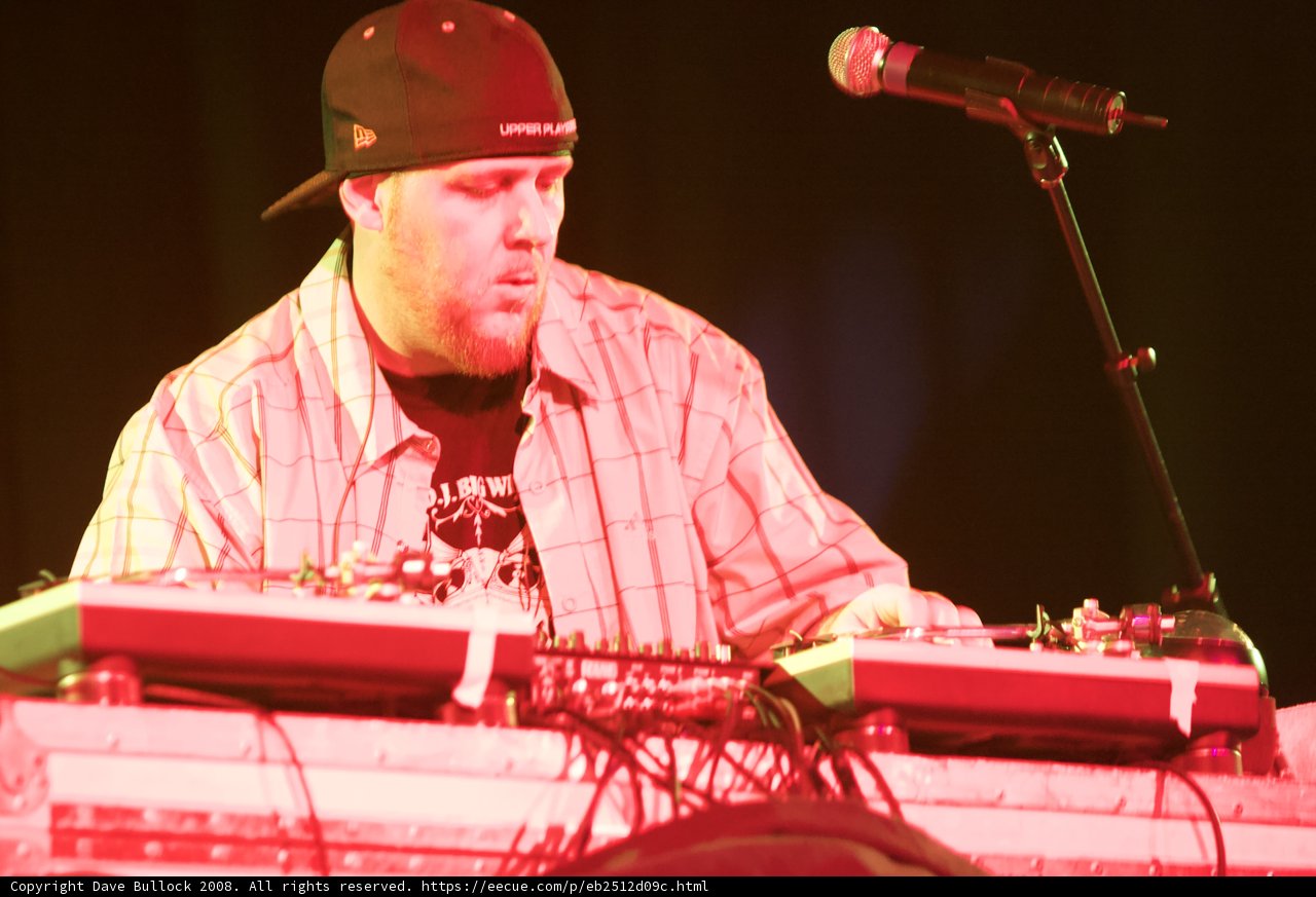 Deejay in the crowd