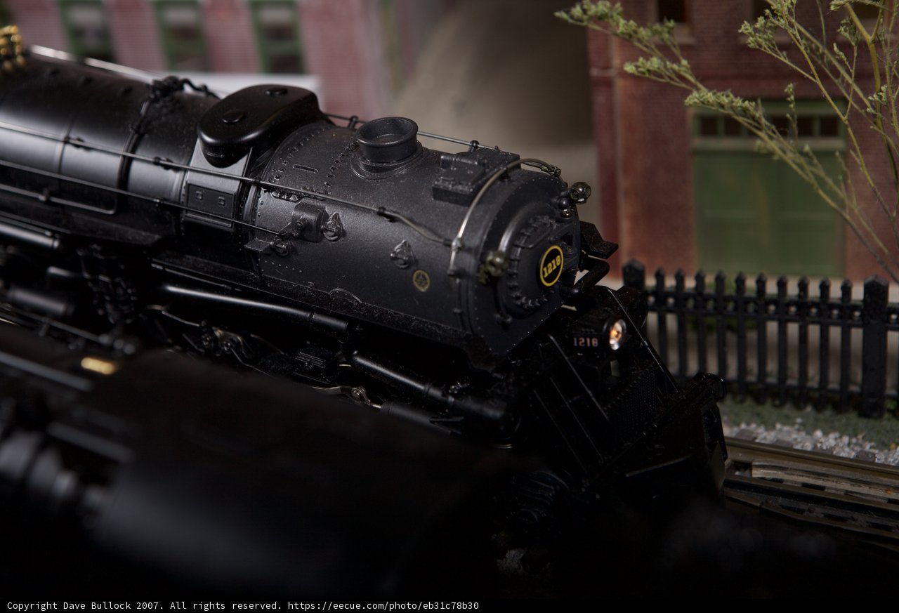 Mighty Locomotive on Tracks