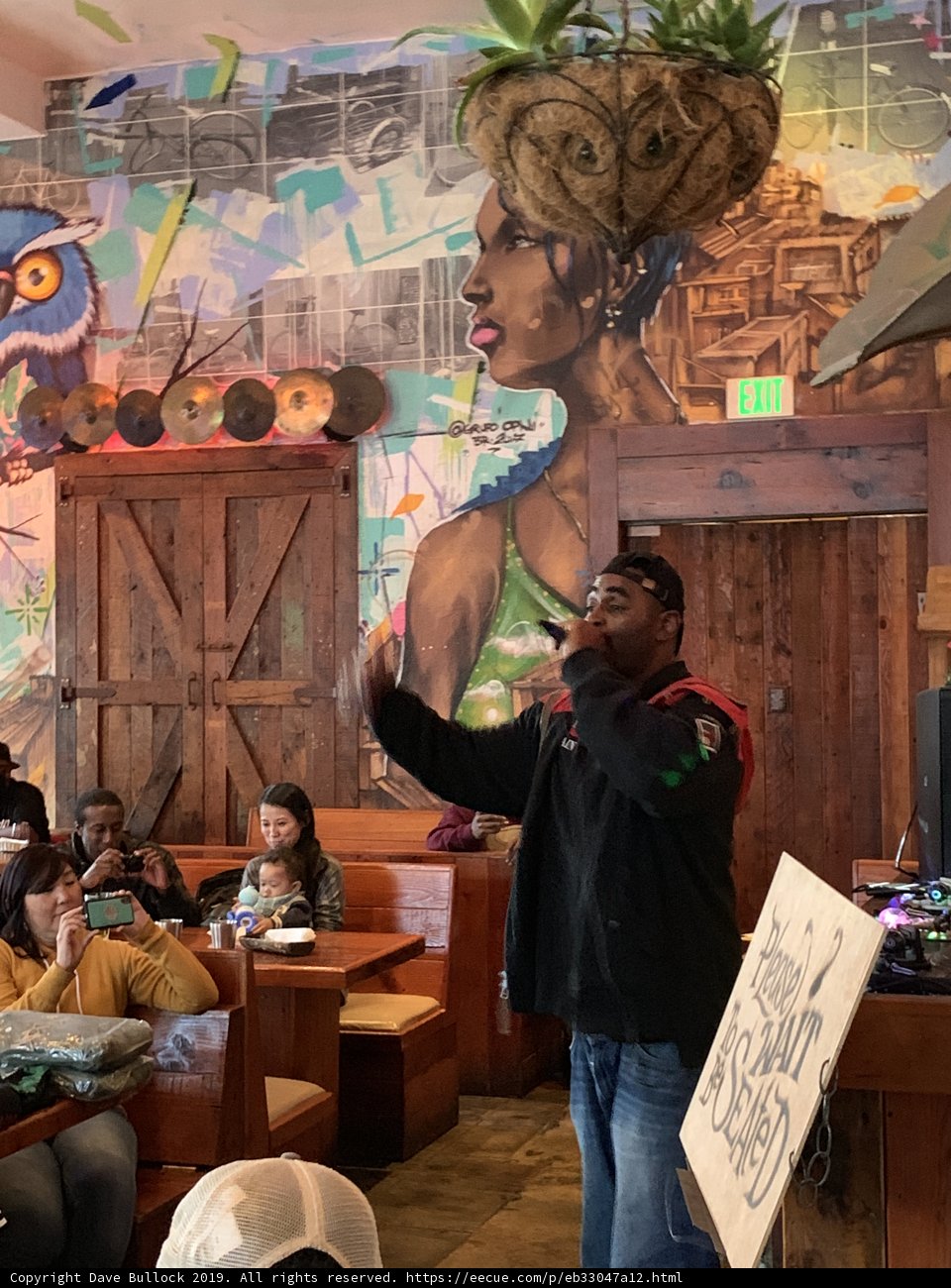 Speaking Engagement in a Restaurant