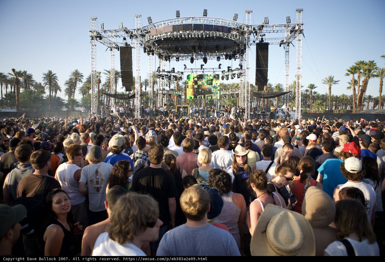 Coachella Festival Crowd
