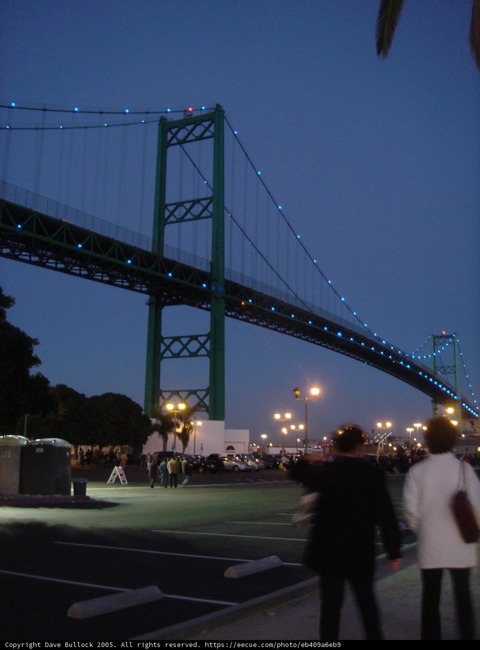 Glowing Archway over Urban Freeway