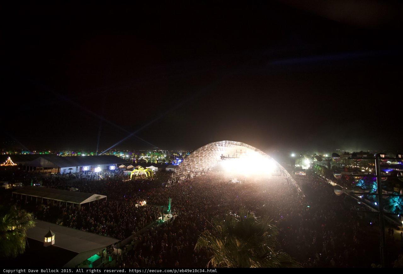 Nighttime Metropolis Concert Crowd