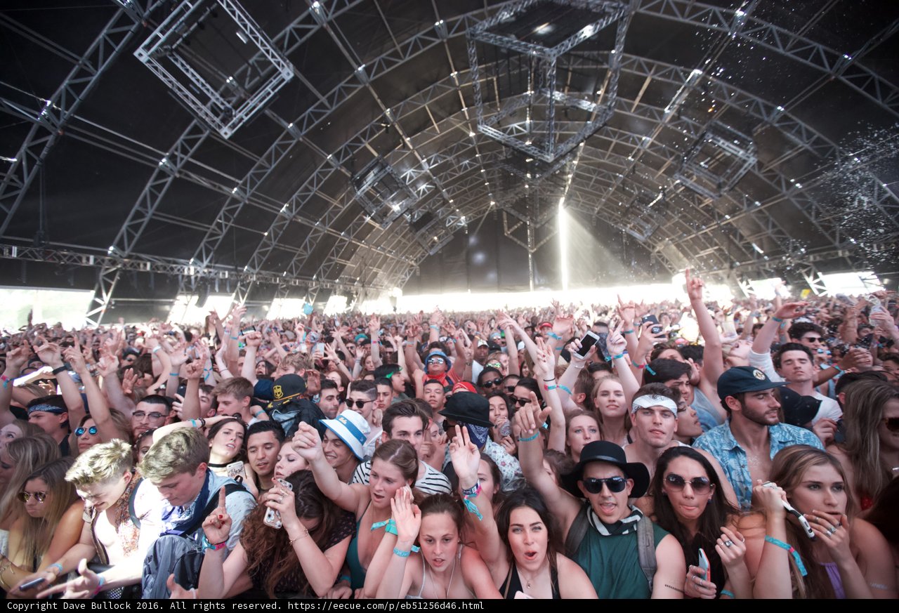 Coachella Crowd Soaks up the Sun