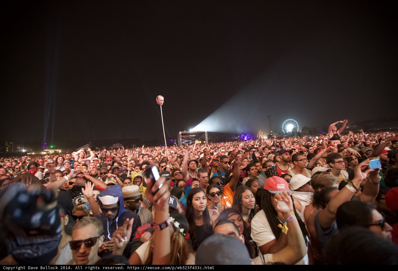Coachella 2014 Concert Crowd